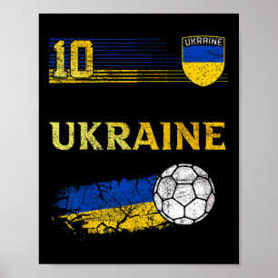 Poster Bandeira da Ucrânia Amantes do Orgulho Ucraniano