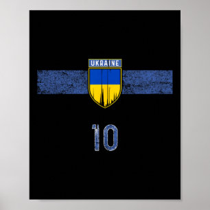 Poster Bandeira da Ucrânia Amantes do Orgulho Ucraniano 3