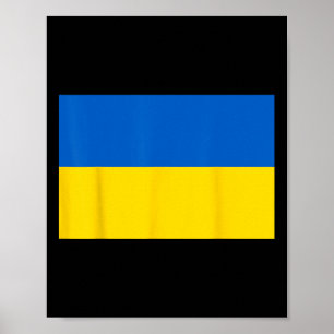 Poster Bandeira da Ucrânia Orgulho Ucraniano Bandeira Pat