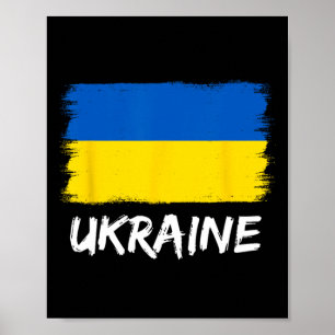 Poster Bandeira da Ucrânia Ucrânia 3