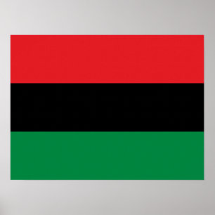 Poster Bandeira da UNIA Pan-Africana