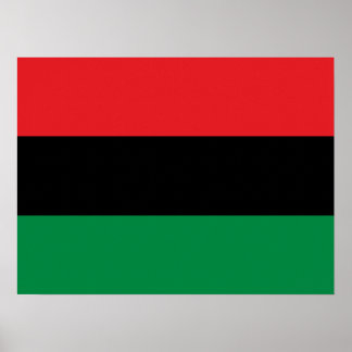 Poster Bandeira da UNIA Pan-Africana