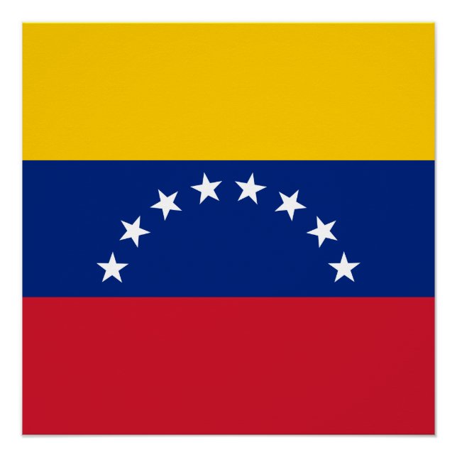 Póster Bandeira da Venezuela (Frente)