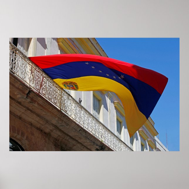 Póster Bandeira da Venezuela (Frente)