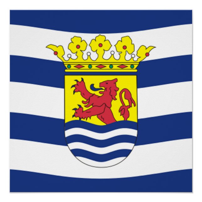 Póster Bandeira da Zelândia (Frente)