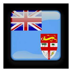 Póster Bandeira das Fiji