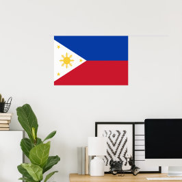 Poster Bandeira das Filipinas