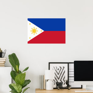 Poster Bandeira das Filipinas