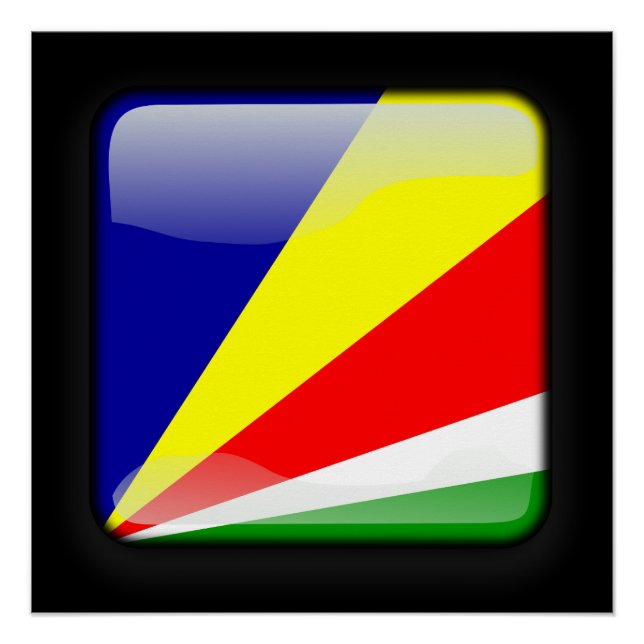 Póster Bandeira das Seicheles (Frente)