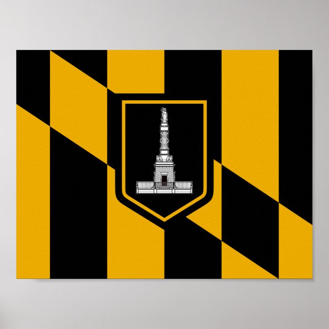 Póster Bandeira de Baltimore (Frente)