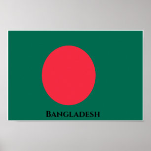Poster Bandeira de Bangladesh
