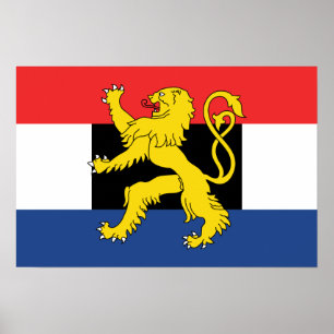 Póster Bandeira de Benelux