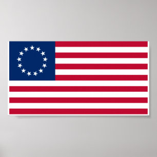 Póster Bandeira de Betsy Ross