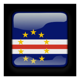 Póster Bandeira de Cabo Verde