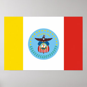 Póster Bandeira de Columbus, Ohio