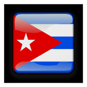 Póster Bandeira de Cuba