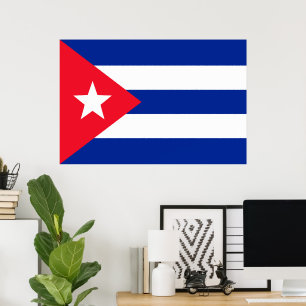 Poster Bandeira de Cuba