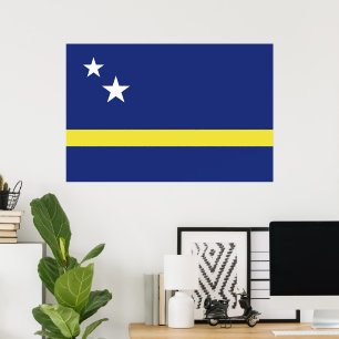 Poster Bandeira de Curaçao