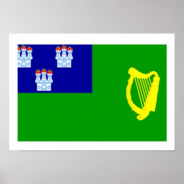 Póster Bandeira de Dublin (Frente)