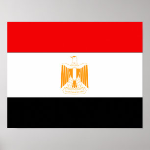 Póster Bandeira de Egipto
