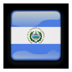 Póster Bandeira de El Salvador