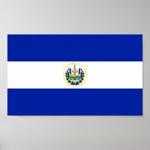 Póster Bandeira de El Salvador