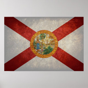Poster Bandeira de Florida