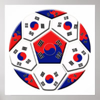 Bandeira de Futebol da Coreia do Sul - Presentes d