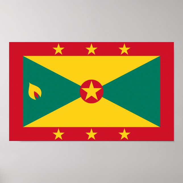 Poster Bandeira de Granada (Frente)