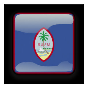 Póster Bandeira de Guam
