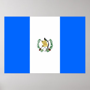 Poster Bandeira de Guatemala