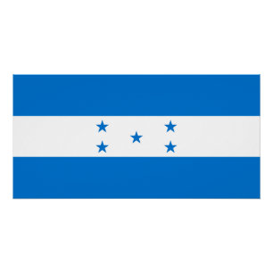 Póster Bandeira de Honduras