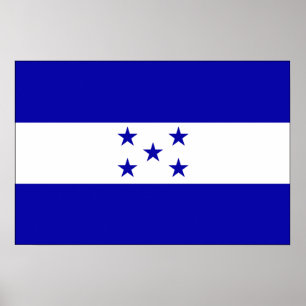 Póster Bandeira de Honduras