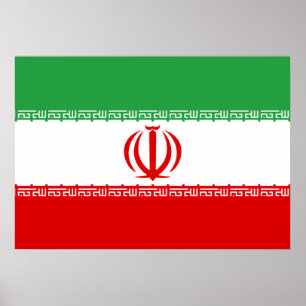 Poster Bandeira de Irã