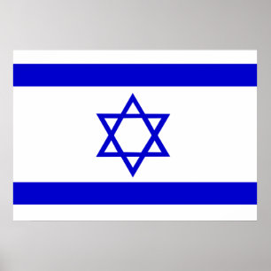 Póster Bandeira de Israel