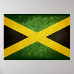 Poster Bandeira de Jamaica