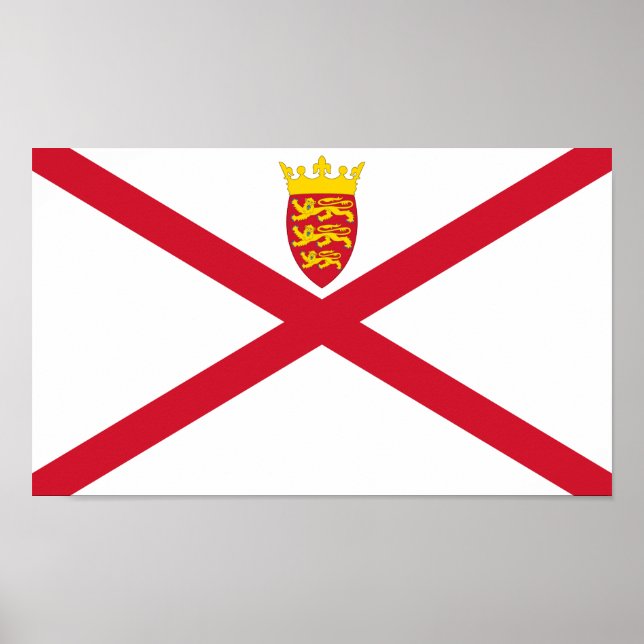 Poster Bandeira de Jersey (Frente)