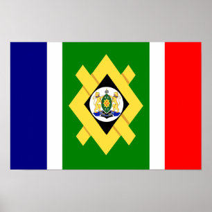 Poster Bandeira de Joanesburgo
