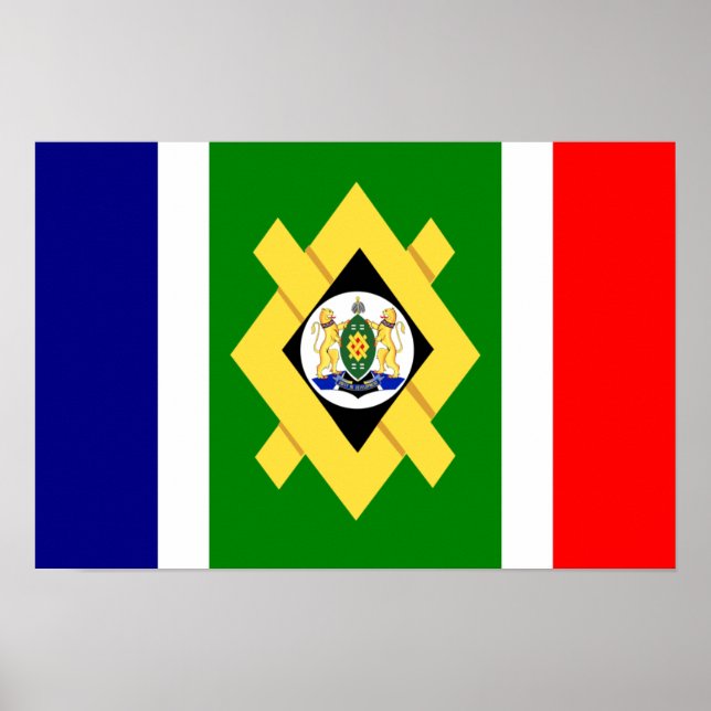 Poster Bandeira de Joanesburgo (Frente)