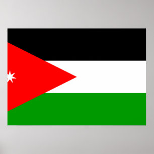 Póster Bandeira de Jordão