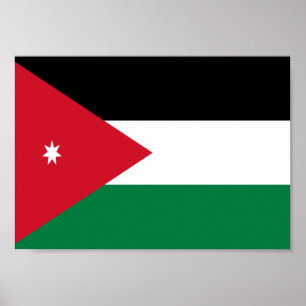 Poster Bandeira de Jordão