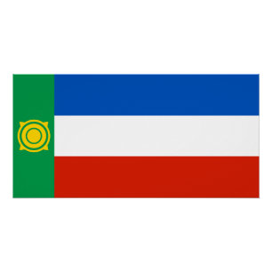 Póster Bandeira de Khakassia