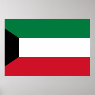 Póster Bandeira de Kuwait, Kenya
