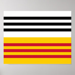 Poster Bandeira de Loon op Zand