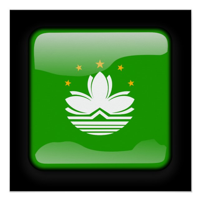 Póster Bandeira de Macau (Frente)