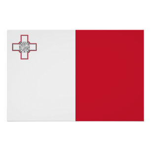 Póster Bandeira de Malta