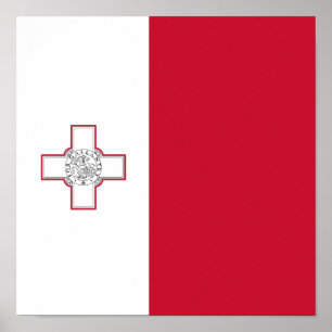 Poster Bandeira de Malta