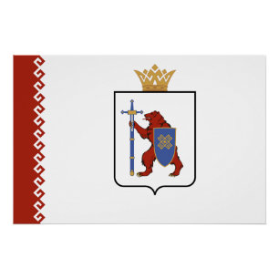 Póster Bandeira de Mari El