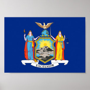 Póster Bandeira de New York