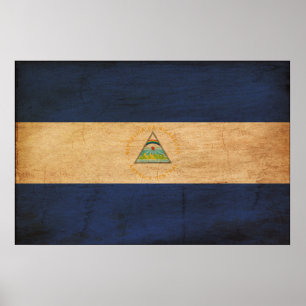 Póster Bandeira de Nicarágua